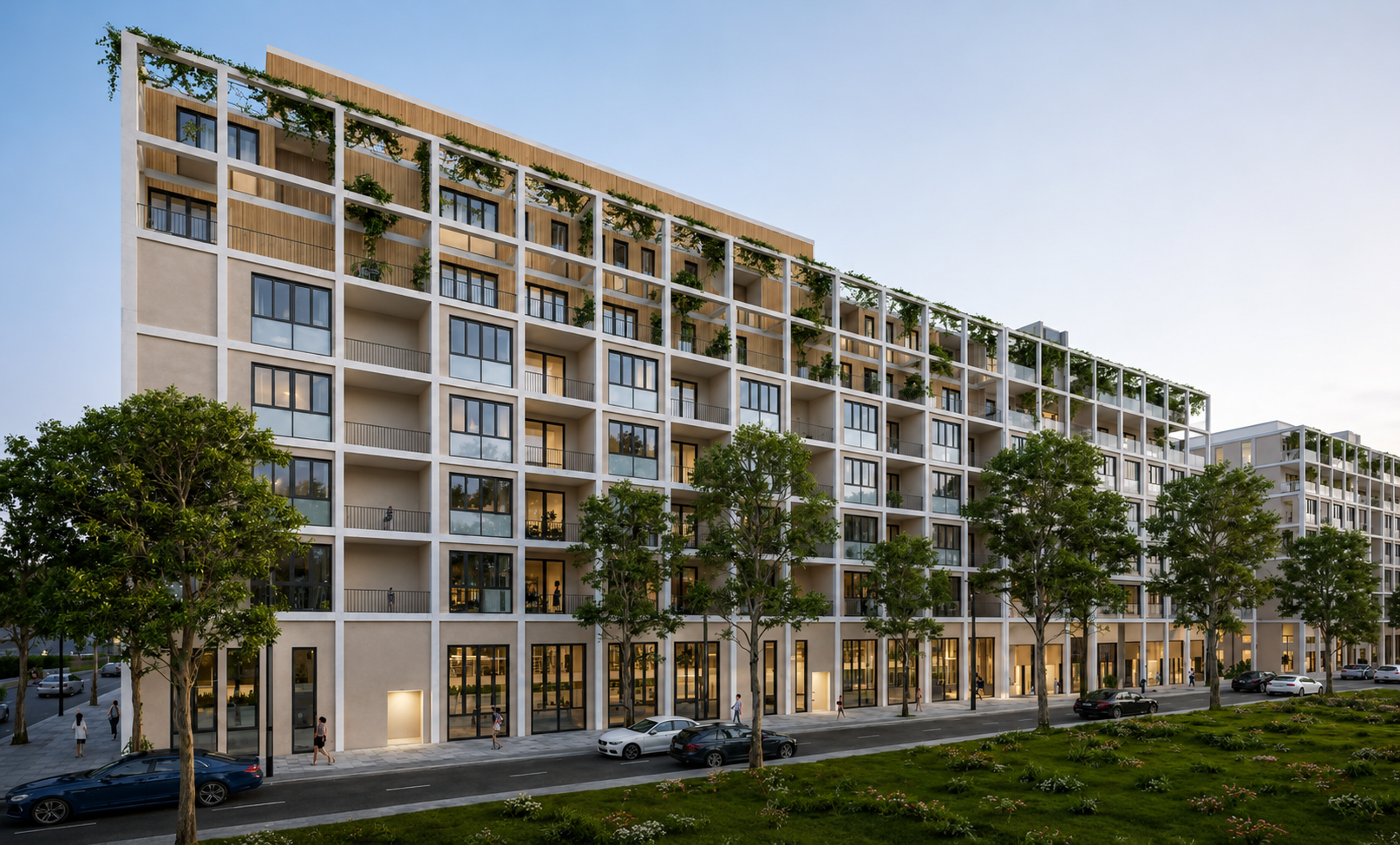 Modern Residential Complex in Golem — Contemporary Living Near the Adriatic Coast